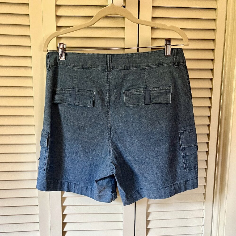 Lee Cargo Style Shorts * Womens Sz 12 * Regular Fit * Mid Rise * 6 Pockets - Picture 3 of 5